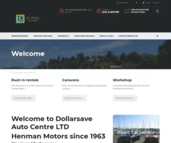 Dollarsave.co.nz(Cars, Caravans, Workshop and WOF) Screenshot