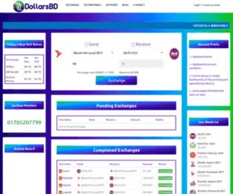 Dollarsbd.com(Online Dollar Buy Sell and Exchange Site) Screenshot