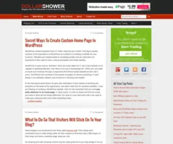 Dollarshower.com(Make Money from Home via Blogging) Screenshot