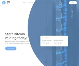 Dollarsmartmine.com(Crypto Mining) Screenshot