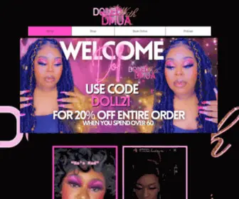 Dolledwithdmua.com(Dolled With DMUA) Screenshot