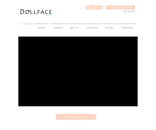 Dollfaceboston.com(Dollface Boston) Screenshot