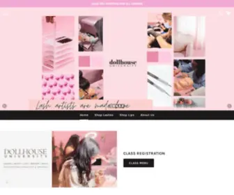 Dollhouseuniversity.com(Doll House Beauty Bar) Screenshot