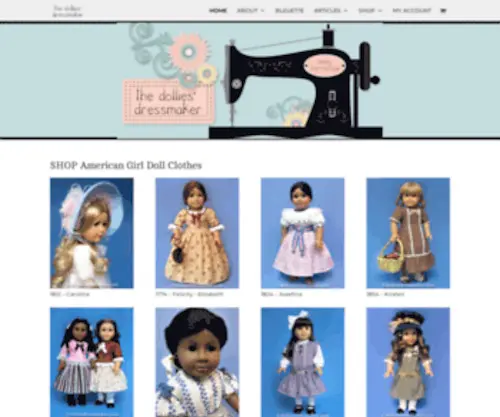 Dolliesdressmaker.com(The Dollies Dressmaker) Screenshot