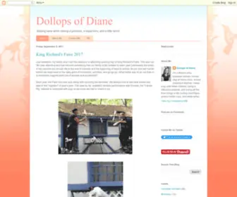 Dollopsofdiane.com(Dollops of Diane) Screenshot