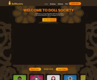 Dollsocietynft.com(DollSociety NFT) Screenshot