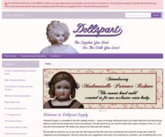 Dollsparts.com(Dollspart Supply) Screenshot