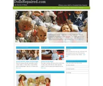 Dollsrepaired.com(Doll Hospital repair and restoration) Screenshot