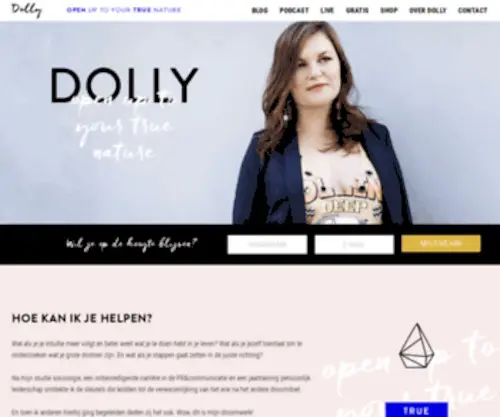 Dolly.nl(Ik ben dolly heuveling van beek. mijn grootste gave) Screenshot
