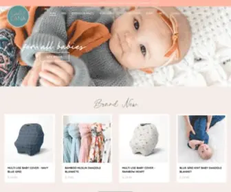 Dollylana.com(Stretchy baby swaddles and classic nursery essentials) Screenshot