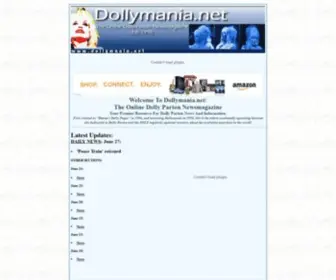 Dollymania.net(Dolly Parton) Screenshot