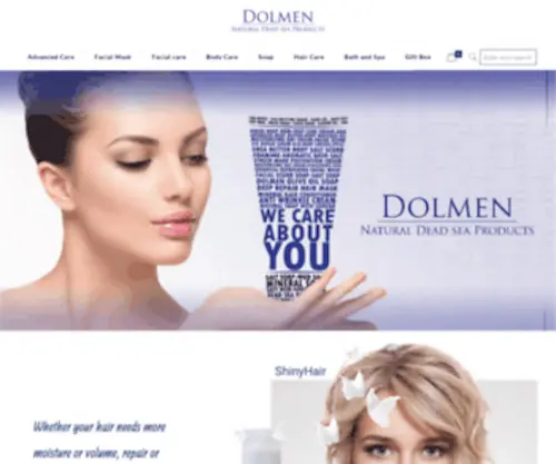 Dolmen-Care.com(Dolmen Natural Dead Sea Products in Jordan Dolmen) Screenshot