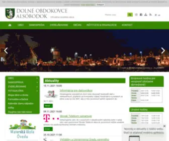 DolneobdokovCe.sk(Dolné Obdokovce) Screenshot