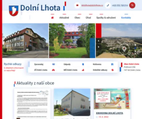 Dolnilhota.cz(Titulní strana) Screenshot