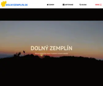 Dolnyzemplin.sk(Zemplín) Screenshot