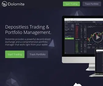 Dolomite.io(Depositless Trading & Portfolio Management) Screenshot