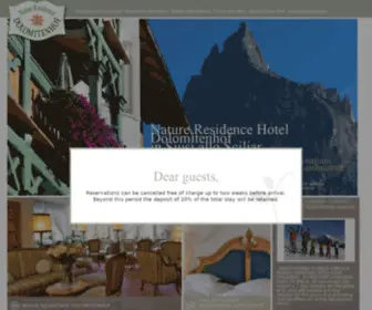 Dolomitenhof.it(Appartamenti e camere a Siusi allo Sciliar nelle Dolomiti) Screenshot