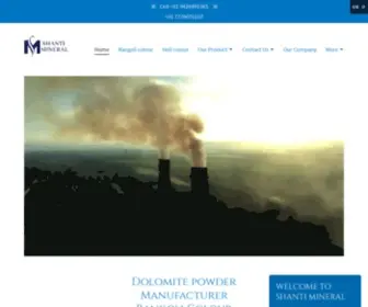 Dolomitepowder.in(Dolomite Powder Manufacturer) Screenshot