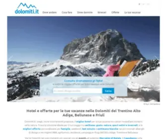 Dolomiti.it(Vacanze sulle Dolomiti) Screenshot