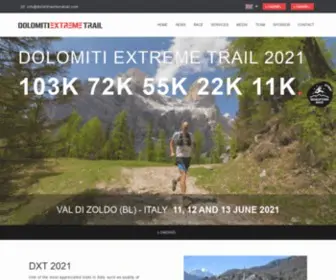 Dolomitiextremetrail.com(Dolomiti Extreme TrailVal di Zoldo (Italy)) Screenshot