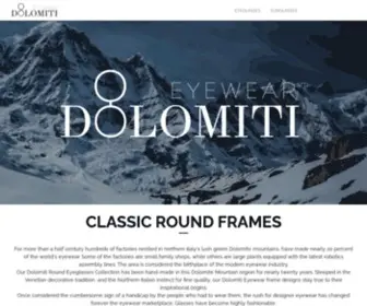 Dolomitieyewear.com(Round Glasses Frames & Prescription Eyeglasses) Screenshot
