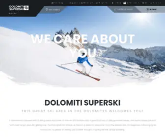 Dolomitisuperski.it(Dolomiti Superski) Screenshot