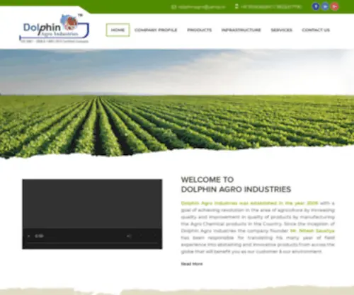 Dolphinagro.com(Dolphin Agro Industries Home) Screenshot