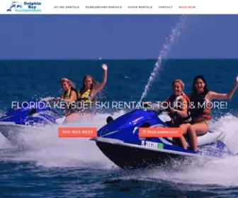 Dolphinbaywatersports.com(Jet Ski Rentals) Screenshot