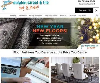 Dolphincarpet.com(Dolphin Carpet & Tile Miami) Screenshot