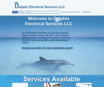 Dolphinelectricalservices.com(Dolphin Electrical Services LLC) Screenshot