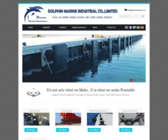 Dolphinmarines.com(Marine Fender Systems) Screenshot