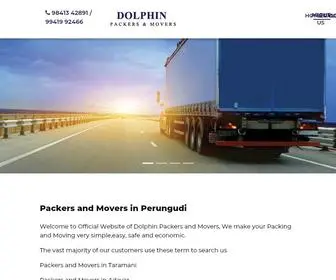 Dolphinpackersandmovers.com(Packers and Movers in Perungudi) Screenshot