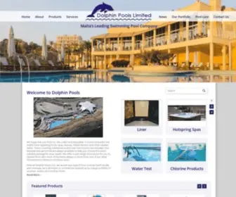 Dolphinpools.com.mt(Dolphin Pools Ltd) Screenshot