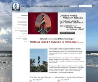 Dolphinrealtyhatteras.com(Dolphin Realty) Screenshot