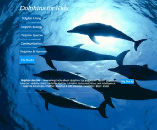 Dolphins-For-Kids.com(Dolphin) Screenshot
