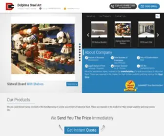 Dolphinsindustries.com(M/S. Dolphins Steel Art) Screenshot