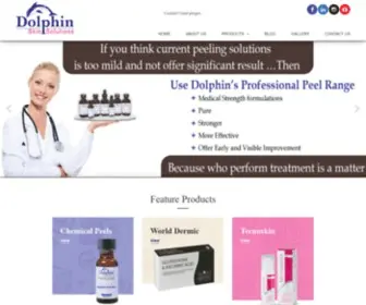Dolphinskinsolutions.com(Dolphin Skin Solutions) Screenshot