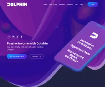 Dolphintoken.net(Dolphin Token Official Website) Screenshot