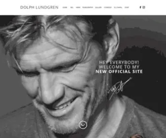 Dolphlundgrenofficial.com(Dolph Lundgren Official) Screenshot