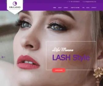 Dolvlashes.com(Buy fake eyelashes) Screenshot