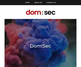 Dom-Sec.com(Paint Protection) Screenshot