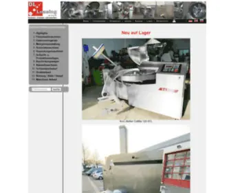 Doma-Leasing.de(DL-Leasing, gebrauchte Fleischereimaschinen) Screenshot