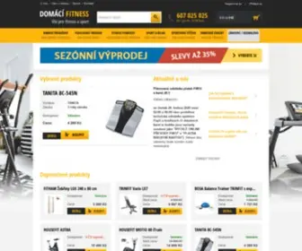 Domaci-Fitness.cz(Máme stroje a vybavení za bezkonkurenční ceny) Screenshot