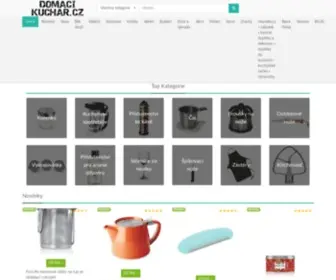 Domaci-Kuchar.cz(Dekorace, bytový textil, nábytek a doplňky pro váš domov) Screenshot