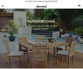 Domacihome.com(Furniture, Decor & Everyday Home Essentials) Screenshot