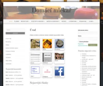 Domacimlekar.com(Domácí) Screenshot