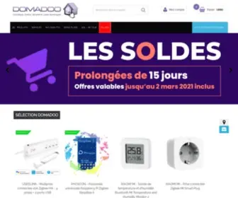 Domadoo.fr(Domotique, confort, sécurité et loisirs numériques) Screenshot