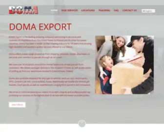 Domaexport.com(DOMA Export) Screenshot