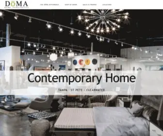 Domahomefurnishings.com(DōMA Home Furnishings) Screenshot