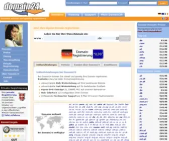 Domain24.de(Domain registrieren) Screenshot
